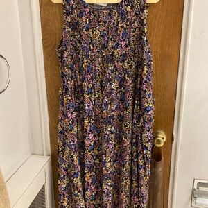 Plus size Women's Croft & Barrow Smocked Midi Dress